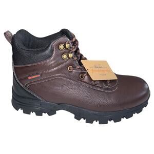 Weatherproof Vintage Mens Jace Hiker Round Toe Lace Up Boots Brown SZ/ 10 M